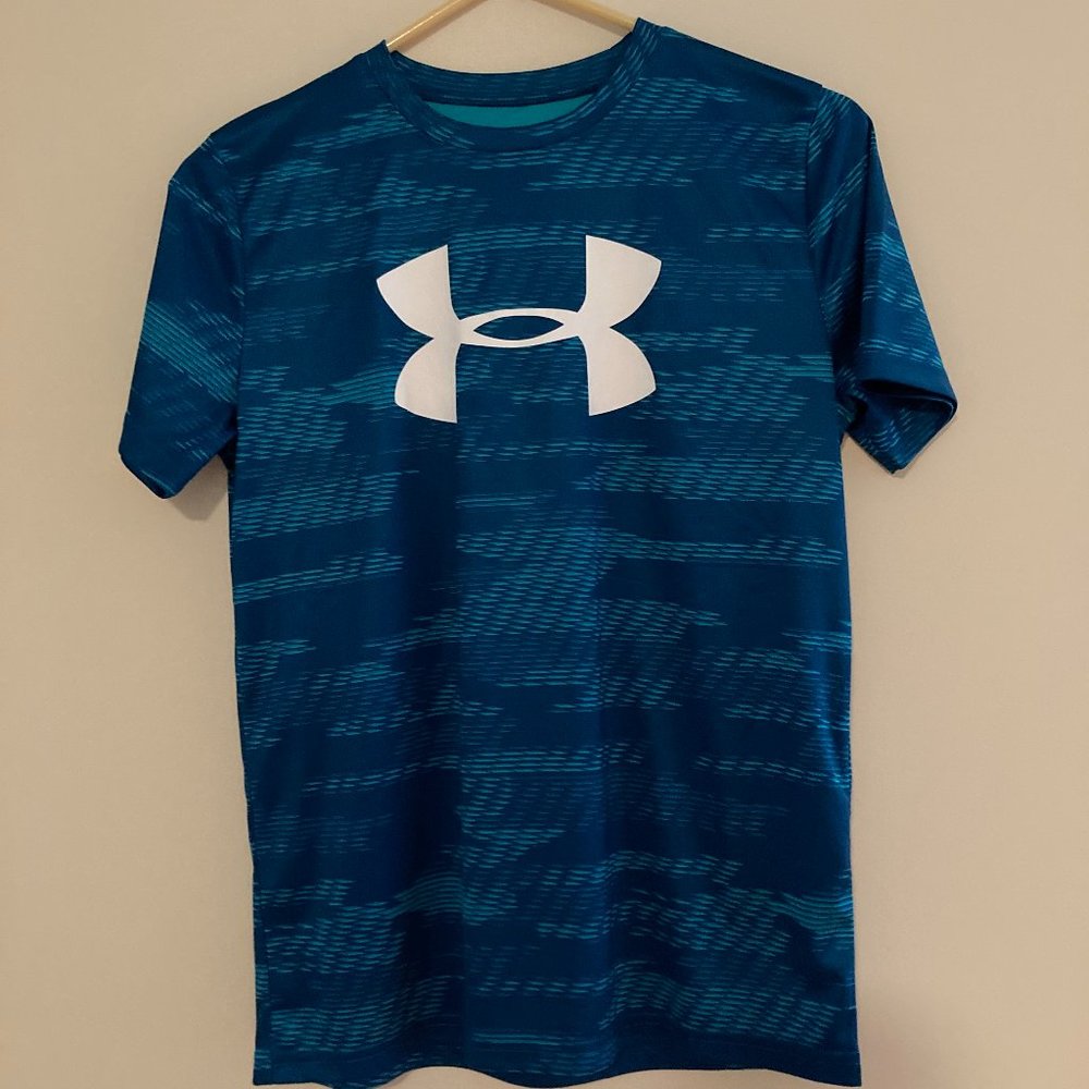 Under Armour Youth Athletic Shirt XL Blue